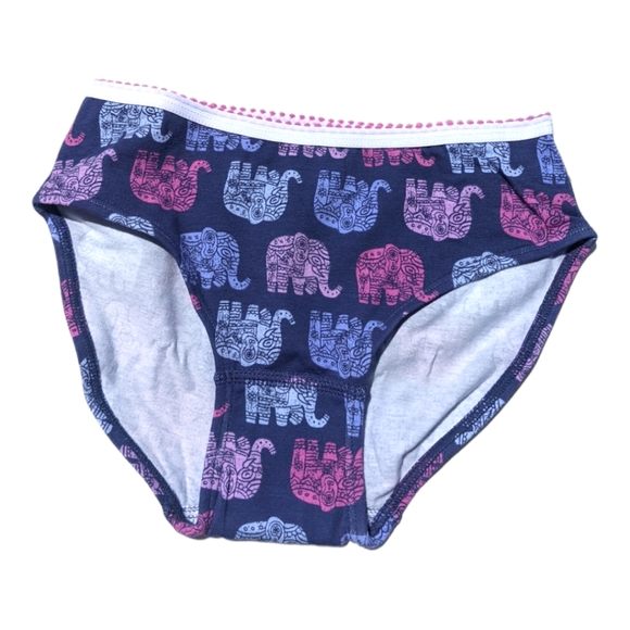 Gymboree Girls S 5-6 Paisley/Elephant/Blue Underwear (3) - Picture 6 of 11